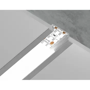 Алюминиевый профиль встраиваемый для светодиодной ленты до 18,5мм Ambrella Illumination GP1200AL