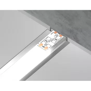 Алюминиевый профиль встраиваемый для светодиодной ленты до 19,8мм Ambrella Illumination GP1100AL