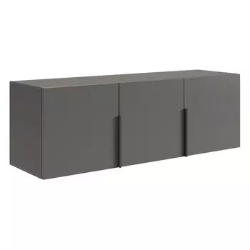 Антресоль трехдверная L1200 Баско Mebelson (ЛДСП/Графит) арт.173775,2125