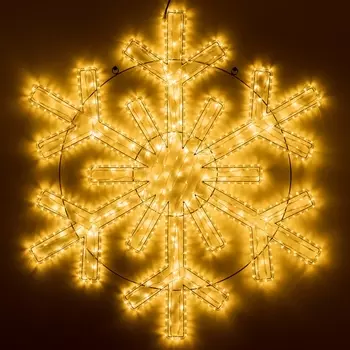 Световая фигура светодиодная ARD-SNOWFLAKE-M11-1250x1200-604LED Warm (230V, 36.5W) (Ardecoled, IP65) 034261