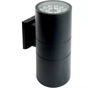 Архитектурная подсветка IP54 LED Feron Корфу 48359 DH0712, 2*18W, 2700Lm, 2700K, черный