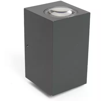 Архитектурная подсветка IP54 LED Feron Корфу 48488 DH055, 2*5W, 800Lm, 4000K, серый