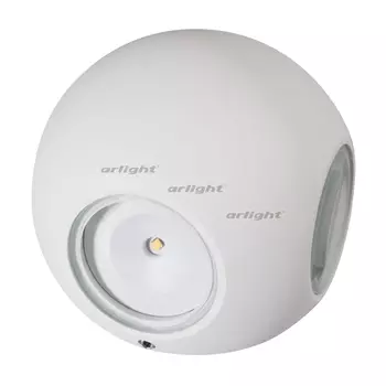 Архитектурная подсветка LGD-Wall-Orb-4WH-8W Warm White (IP54 Металл) 021819 (Arlight)