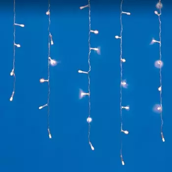 Бахрома светодиодная. 6м. светодиодов. Теплый белый свет. ULD-B6007-300/DTA WARM IP44 Uniel ULD WHITE