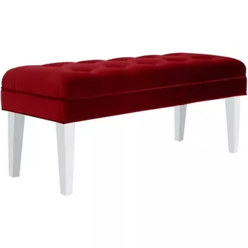 Банкетка Adel ОГОГО (арт.341327), (Ткань/Красный) ОГОГО Обстановочка!