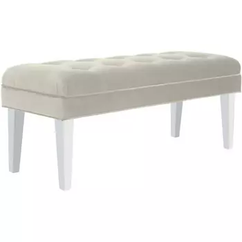 Банкетка Adel ОГОГО (арт.341341), (Ткань/Белый) ОГОГО Обстановочка!