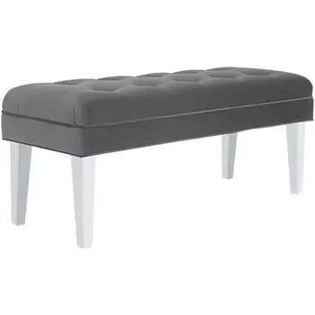 Банкетка Adel ОГОГО (арт.804893), (Ткань/Серый) ОГОГО Обстановочка!