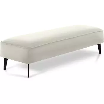 Банкетка Amsterdam ОГОГО (арт.787122), (Ткань,Велюр/Белый) ОГОГО Обстановочка!