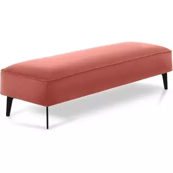 Банкетка Amsterdam ОГОГО (арт.787141), (Велюр,Ткань/Розовый) ОГОГО Обстановочка!