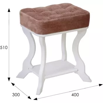 Банкетка Берже 26 белый ясень от фабрики Mebelik