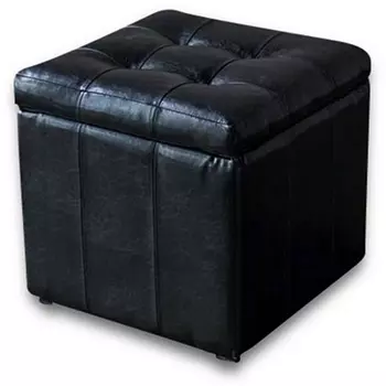 Банкетка Dreambag Модерна Черная ЭкоКожа 396852