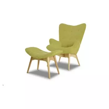 Банкетка DС-917F цвет оливковый YR2214-12 ноги ясень-01 ESF DC-917F-YR2214-12-Ash-01