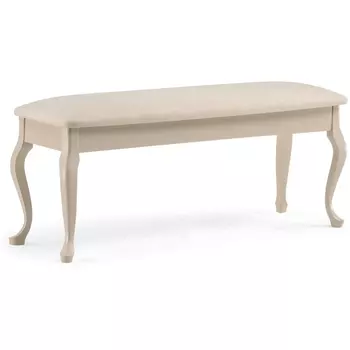 Банкетка Woodville Хиль дуб сонома / ткань бежевая 515159