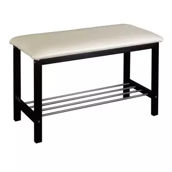 Банкетка Фабио венге/экокожа бежевый от фабрики Mebelik