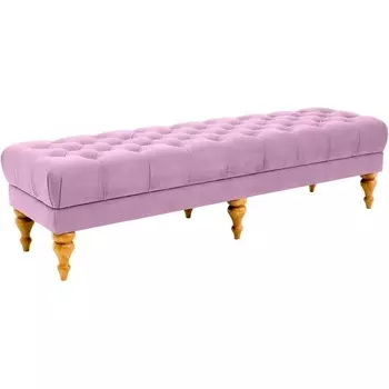 Банкетка Jazz Большая ОГОГО (арт.434320), (Ткань/Сиреневый) ОГОГО Обстановочка!