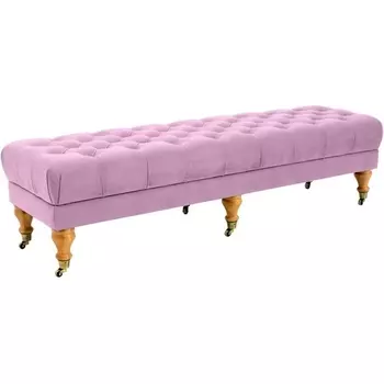 Банкетка Jazz Большая ОГОГО (арт.434335), (Ткань/Сиреневый) ОГОГО Обстановочка!