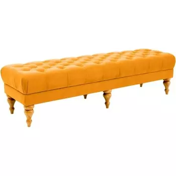 Банкетка Jazz Большая ОГОГО (арт.434341), (Ткань/Желтый) ОГОГО Обстановочка!