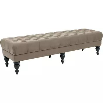 Банкетка Jazz Большая ОГОГО (арт.434351), (Ткань/Бежевый) ОГОГО Обстановочка!