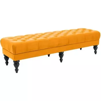 Банкетка Jazz Большая ОГОГО (арт.434354), (Ткань/Желтый) ОГОГО Обстановочка!