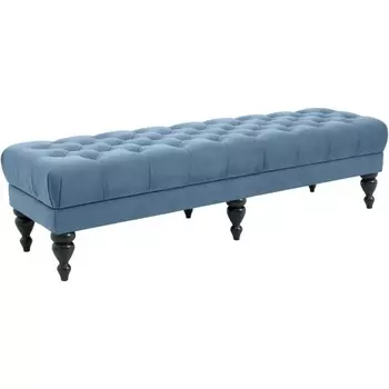 Банкетка Jazz Большая ОГОГО (арт.434358), (Ткань/Голубой) ОГОГО Обстановочка!