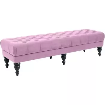 Банкетка Jazz Большая ОГОГО (арт.434360), (Ткань/Сиреневый) ОГОГО Обстановочка!