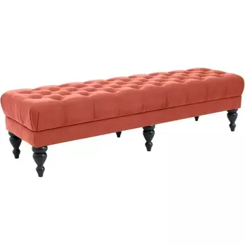 Банкетка Jazz Большая ОГОГО (арт.434363), (Ткань/Красный) ОГОГО Обстановочка!