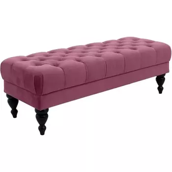 Банкетка Jazz Малая ОГОГО (арт.329955), (Ткань/Бордовый) ОГОГО Обстановочка!