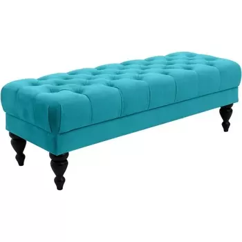 Банкетка Jazz Малая ОГОГО (арт.330003), (Ткань/Голубой) ОГОГО Обстановочка!