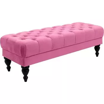 Банкетка Jazz Малая ОГОГО (арт.330367), (Ткань/Розовый) ОГОГО Обстановочка!