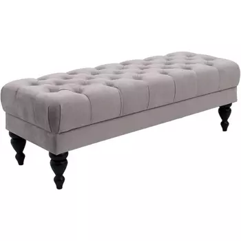 Банкетка Jazz Малая ОГОГО (арт.330371), (Ткань/Серый) ОГОГО Обстановочка!