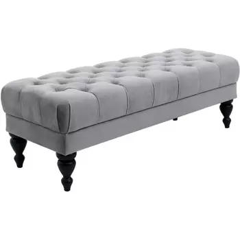 Банкетка Jazz Малая ОГОГО (арт.434368), (Ткань/Серый) ОГОГО Обстановочка!