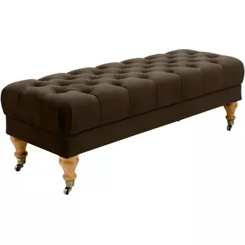 Банкетка Jazz Малая ОГОГО (арт.434376), (Ткань/Коричневый) ОГОГО Обстановочка!