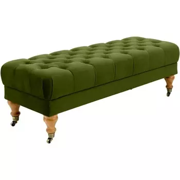 Банкетка Jazz Малая ОГОГО (арт.434379), (Ткань/Зеленый) ОГОГО Обстановочка!