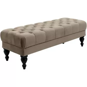 Банкетка Jazz Малая ОГОГО (арт.434382), (Ткань/Бежевый) ОГОГО Обстановочка!