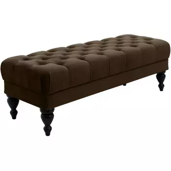 Банкетка Jazz Малая ОГОГО (арт.434383), (Ткань/Коричневый,Черный) ОГОГО Обстановочка!