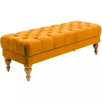 Банкетка Jazz Малая ОГОГО (арт.434384), (Ткань/Желтый) ОГОГО Обстановочка!