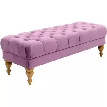 Банкетка Jazz Малая ОГОГО (арт.434389), (Ткань/Сиреневый) ОГОГО Обстановочка!