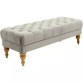 Банкетка Jazz Малая ОГОГО (арт.434392), (Ткань/Белый) ОГОГО Обстановочка!