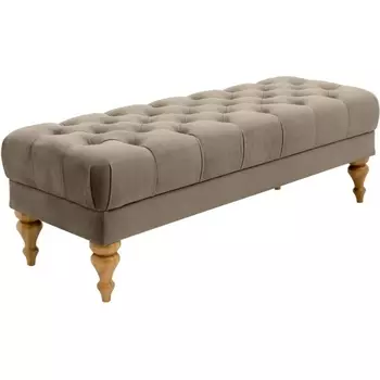 Банкетка Jazz Малая ОГОГО (арт.434393), (Ткань/Бежевый) ОГОГО Обстановочка!