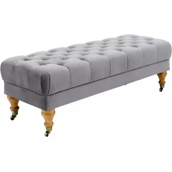 Банкетка Jazz Малая ОГОГО (арт.434396), (Ткань/Серый) ОГОГО Обстановочка!