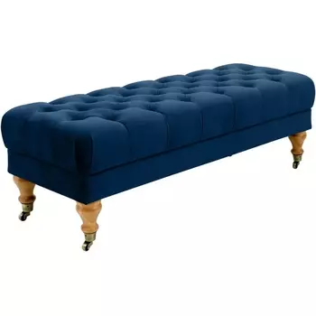 Банкетка Jazz Малая ОГОГО (арт.434400), (Ткань/Синий) ОГОГО Обстановочка!