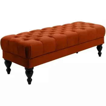 Банкетка Jazz Малая ОГОГО (арт.434407), (Ткань/Оранжевый) ОГОГО Обстановочка!