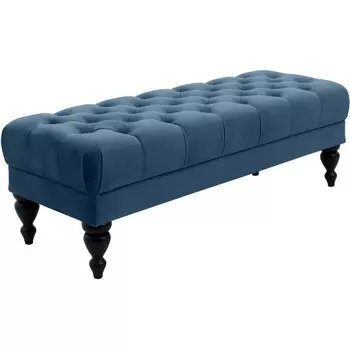 Банкетка Jazz Малая ОГОГО (арт.434410), (Ткань/Голубой) ОГОГО Обстановочка!