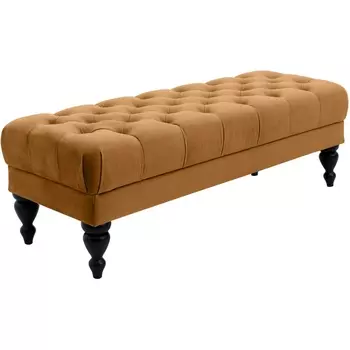 Банкетка Jazz Малая ОГОГО (арт.753022), (Ткань/Желтый) ОГОГО Обстановочка!