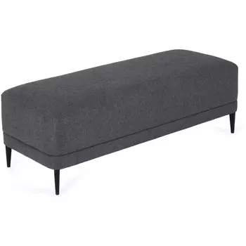 Банкетка Licata ОГОГО (арт.860390), (Ткань,Рогожка/Темно-серый) ОГОГО Обстановочка!