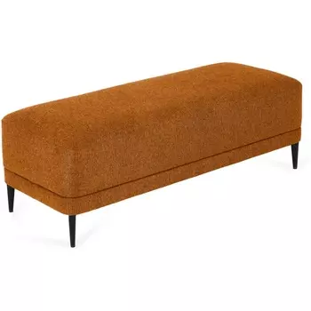 Банкетка Licata ОГОГО (арт.861794), (Рогожка,Ткань/Оранжевый) ОГОГО Обстановочка!