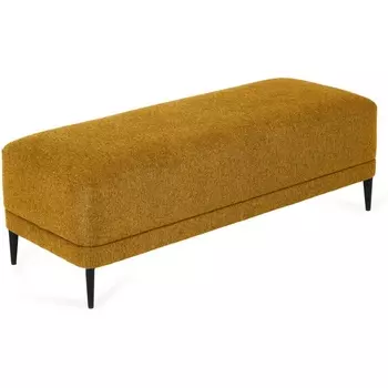 Банкетка Licata ОГОГО (арт.861796), (Рогожка,Ткань/Желтый) ОГОГО Обстановочка!