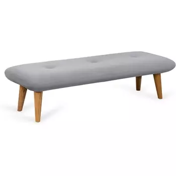 Банкетка Loa ОГОГО (арт.631210), (Велюр/Серый) ОГОГО Обстановочка!