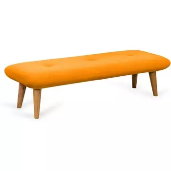 Банкетка Loa ОГОГО (арт.631211), (Велюр/Желтый) ОГОГО Обстановочка!