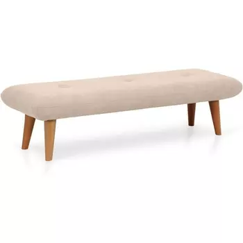 Банкетка Loa ОГОГО (арт.649410), (Велюр/Бежевый) ОГОГО Обстановочка!